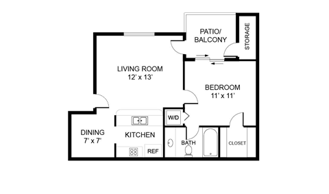 the loft apartment floor plan